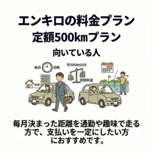 定額500kmプランが向いている人