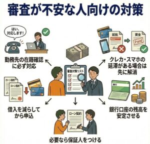 審査が不安な人向けの対策