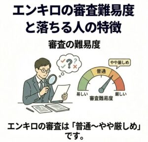 エンキロの審査の難易度