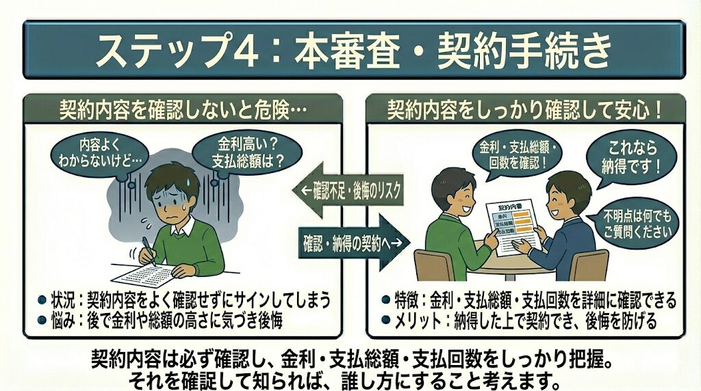 本審査・契約手続き